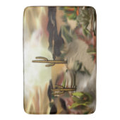 Abstracte kunst van Southwest-woestijn Badmat (Voorkant Verticaal)