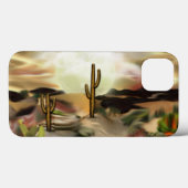 Abstracte kunst van Southwest-woestijn Case-Mate iPhone Case (Achterkant (horizontaal))
