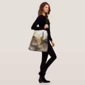 Abstracte kunst van Southwest-woestijn Crossbody Tas (Op model)