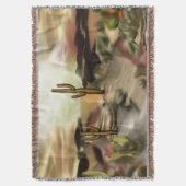 Abstracte kunst van Southwest-woestijn Deken (Voorkant Verticaal)