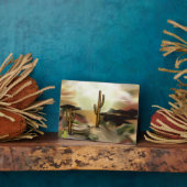 Abstracte kunst van Southwest-woestijn Fotoplaat (Zijkant)