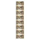 Abstracte kunst van Southwest-woestijn Korte Tafelloper (Voorkant)