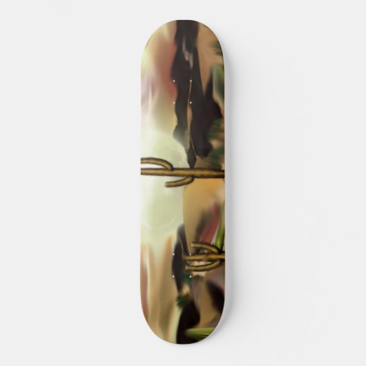 Abstracte kunst van Southwest-woestijn Persoonlijk Skateboard (Voorkant)