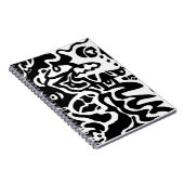 abstracte kunst van "vis" notitieboek (Rechterzijde)