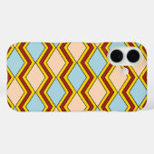 Abstracte kunst van zigels en diamanten Case-Mate iPhone case (Achterkant (horizontaal))