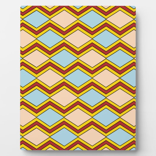 Abstracte kunst van zigels en diamanten fotoplaat (Voorkant)