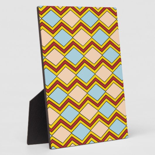 Abstracte kunst van zigels en diamanten fotoplaat (Zijkant)