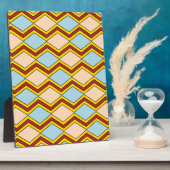 Abstracte kunst van zigels en diamanten fotoplaat (Zijkant)