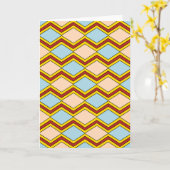 Abstracte kunst van zigels en diamanten kaart (Gele Bloem)