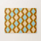 Abstracte kunst van zigels en diamanten legpuzzel (Horizontaal)