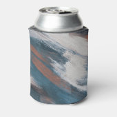 Abstracte kunst: veelzijdige penseelstreken. blikjeskoeler (Blikje Achterkant)