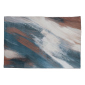 Abstracte kunst: veelzijdige penseelstreken. kussensloop (Achterkant)
