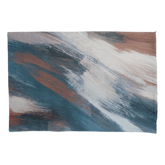 Abstracte kunst: veelzijdige penseelstreken. kussensloop (Voorkant)