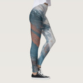 Abstracte kunst: veelzijdige penseelstreken. leggings (Rechts)