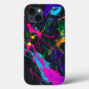 Abstracte kunst verfspatbeelding Case-Mate iPhone case