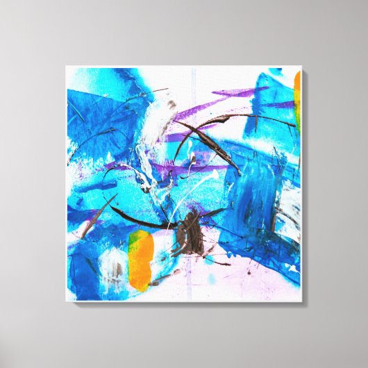 Abstracte kunst verpakt canvas print (Voorkant)
