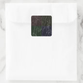 Abstracte kunst vierkante sticker (Tas)