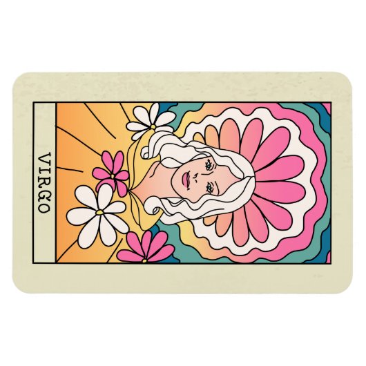 Abstracte kunst  vimzodische  tekening magneet (Horizontaal)