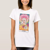 Abstracte kunst  vimzodische  tekening t-shirt (Voorkant)