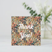 Abstracte Kunst Vlakke Wenskaart Kaart (Staand voorkant)