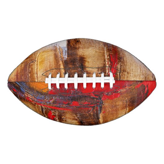 Abstracte Kunst Voetbal American Football (Voorkant)