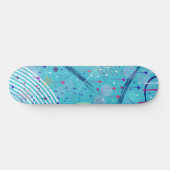 Abstracte Kunst: Vonken in de Lucht Persoonlijk Skateboard (Horizontaal)