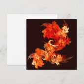 Abstracte kunst voor dansende vuurvogels (Voorkant / Achterkant)