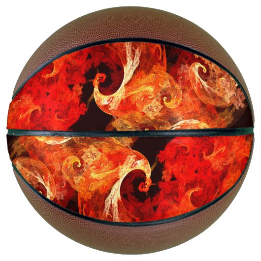 Abstracte kunst voor dansende vuurvogels basketbal (Voorkant)