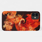 Abstracte kunst voor dansende vuurvogels Case-Mate iPhone case (Achterkant (horizontaal))