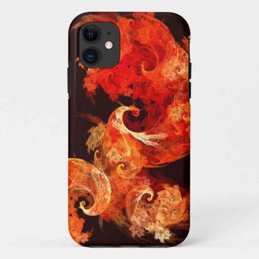 Abstracte kunst voor dansende vuurvogels Case-Mate iPhone case (Achterkant)