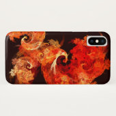 Abstracte kunst voor dansende vuurvogels Case-Mate iPhone case (Achterkant (horizontaal))