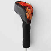 Abstracte kunst voor dansende vuurvogels golfheadcover (Schuin)