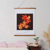 Abstracte kunst voor dansende vuurvogels hangend wandkleed (Slaapkamer)