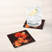 Abstracte kunst voor dansende vuurvogels kartonnen onderzetters (Insitu)