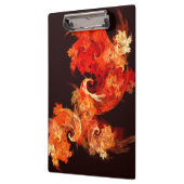 Abstracte kunst voor dansende vuurvogels klembord (Links)