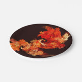 Abstracte kunst voor dansende vuurvogels papieren bordje (Gekanteld)