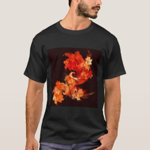 Abstracte kunst voor dansende vuurvogels t-shirt
