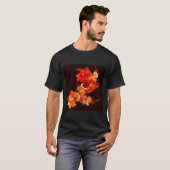 Abstracte kunst voor dansende vuurvogels t-shirt (Voorkant volledig)