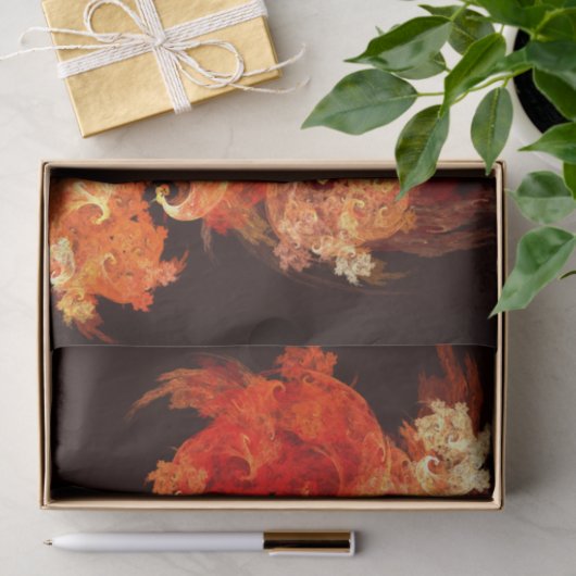 Abstracte kunst voor dansende vuurvogels tissuepapier (Geschenk)