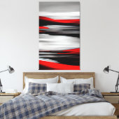 Abstracte kunst voor hedendaagse schilderijen in R Canvas Afdruk (Insitu (Slaapkamer))