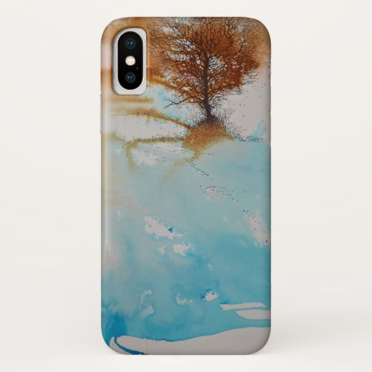Abstracte kunst voor het schilderen van het landsc Case-Mate iPhone case (Achterkant)