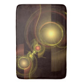 Abstracte kunst voor intieme verbinding badmat (Voorkant Verticaal)