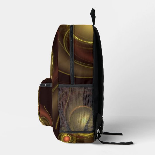 Abstracte kunst voor intieme verbinding bedrukte rugzak (Rechts)