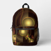 Abstracte kunst voor intieme verbinding bedrukte rugzak (Voorkant)