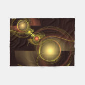 Abstracte kunst voor intieme verbinding fleece deken (Voorkant (Horizontaal))