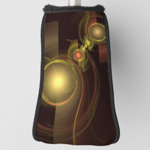 Abstracte kunst voor intieme verbinding golfheadcover
