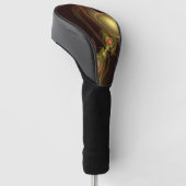 Abstracte kunst voor intieme verbinding golfheadcover (Schuin)