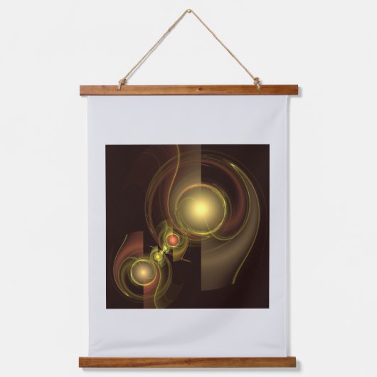 Abstracte kunst voor intieme verbinding hangend wandkleed (Voorkant)