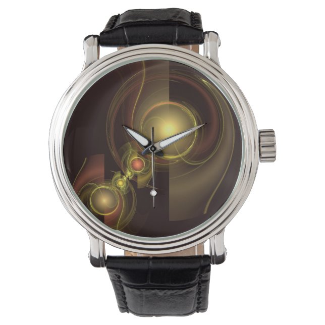 Abstracte kunst voor intieme verbinding horloge (Voorkant)