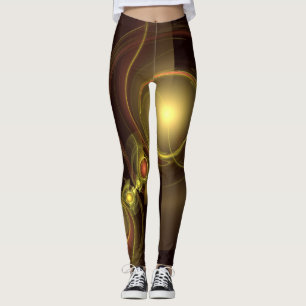 Abstracte kunst voor intieme verbinding leggings